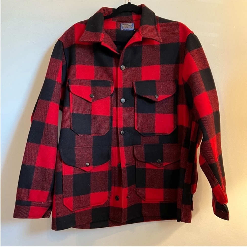 Pendleton Buffalo Plaid Men's Wool Cruiser Jacket